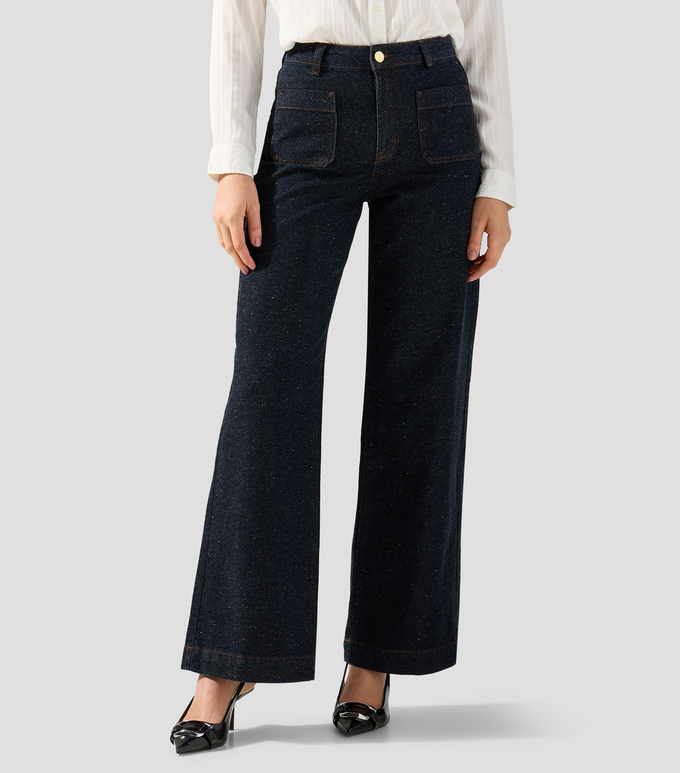Jeans wideleg Mujer